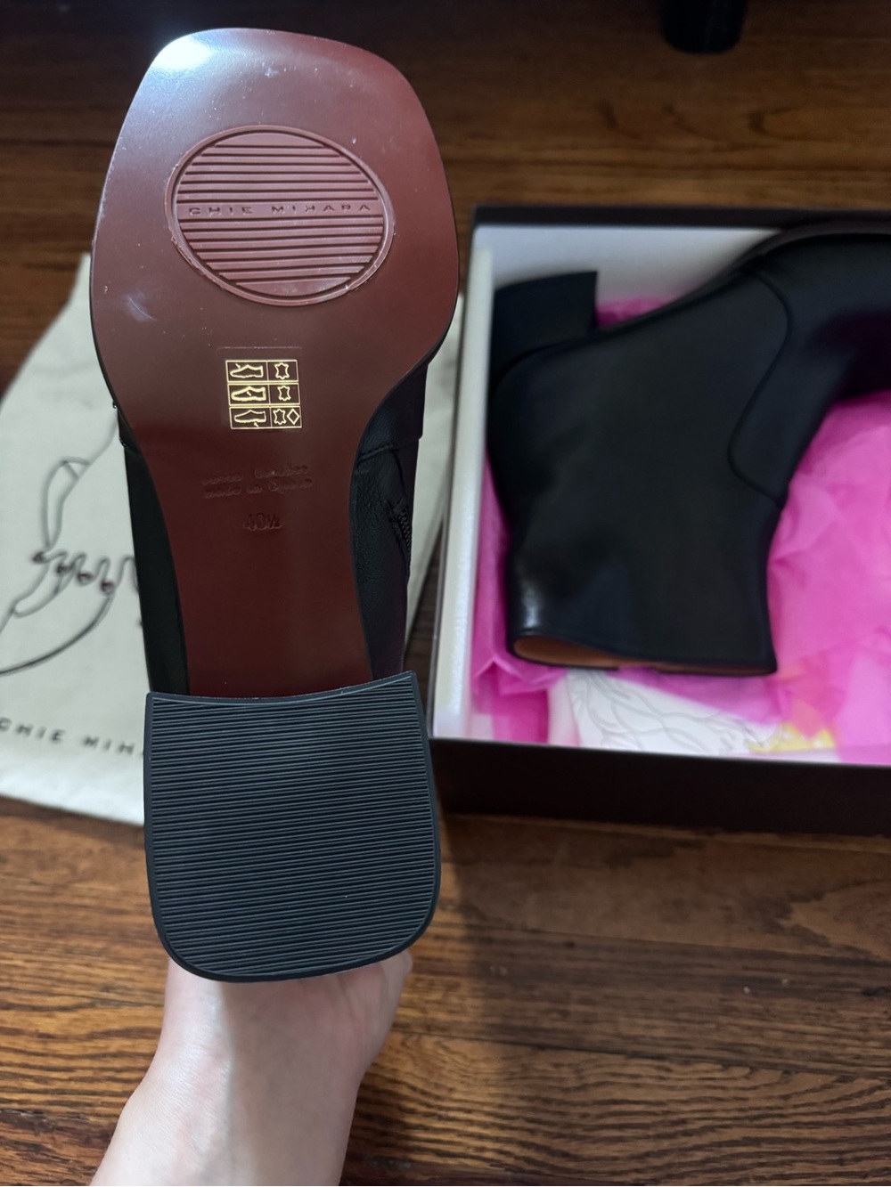 Chie Mihara ankle boots. New with box and dust bag!